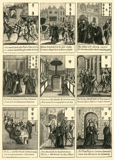 Cartões Sacheverell, c1872. de Unbekannt
