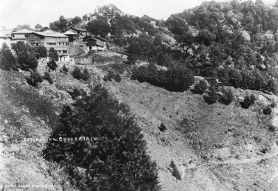 Sadar Bazar e Kalana Hill, Chakrata, 1917 de Unbekannt