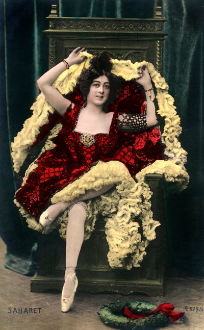Saharet 1879-1942, artista australiano de music hall, início do século XX de Unbekannt