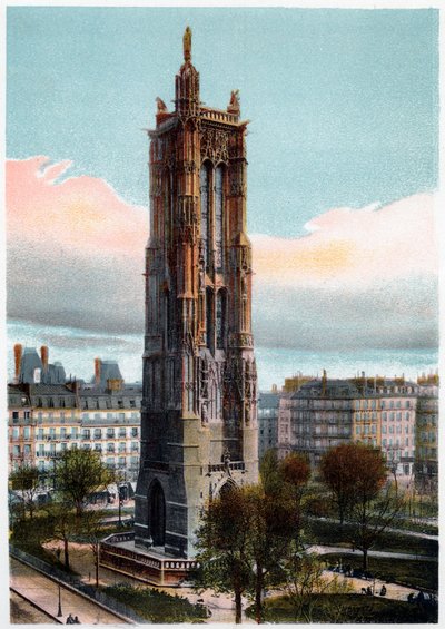 Torre Saint-Jacques, Paris, c1900 de Unbekannt