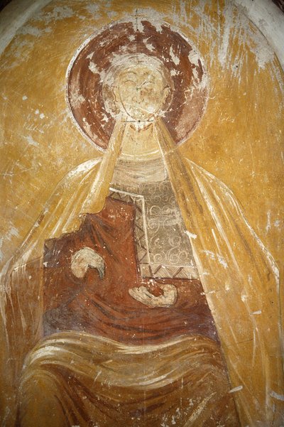 Pintura românica da abadia de Saint-Savin, Saint-Savin-sur-Gartempe, França de Unbekannt