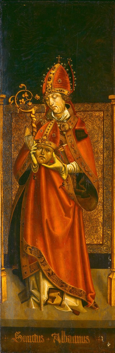 Santo Albano de Mainz, c. 15001525. de Unbekannt