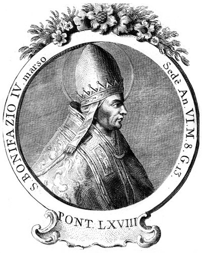 São Bonifácio IV, Papa da Igreja Católica de Unbekannt