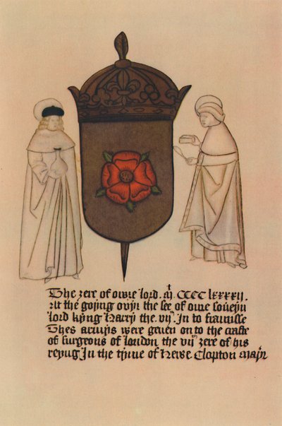 São Cosme e São Damião, santos padroeiros dos barbeiros-cirurgiões, século XV, 1948. de Unbekannt
