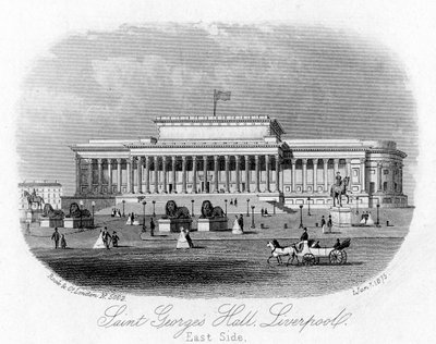 Saint Georges Hall, Liverpool, 1 de janeiro de 1875 de Unbekannt