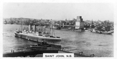 Saint John Harbour, Novo Brunswick, Canadá, c1920s de Unbekannt