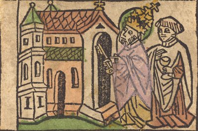 São Pedro como Fundador da Igreja, 14601470. de Unbekannt