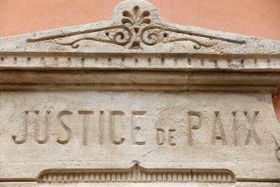 Saint Tropez, Câmara Municipal. Justiça e paz, Saint-Tropez, França de Unbekannt