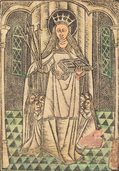 Santa Úrsula como Protetora, em ou depois de 1480. de Unbekannt