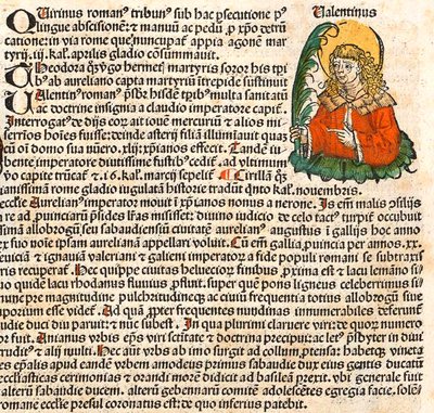São Valentim da Crônica de Nuremberg, 1493 de Unbekannt