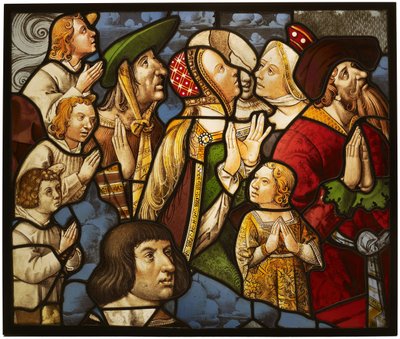 Santos e adoradores em adoração, França, 151015. de Unbekannt