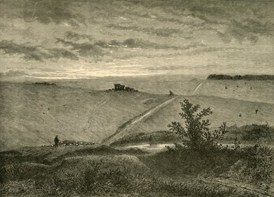 Planície de Salisbúria, perto de Amesbury, 1898. de Unbekannt