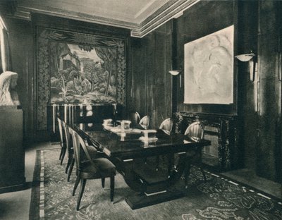 Sala de jantar no hotel DUn Collector, 1925. de Unbekannt