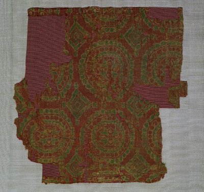 Samite com rodelas de rosetas, 700s-800s. de Unbekannt