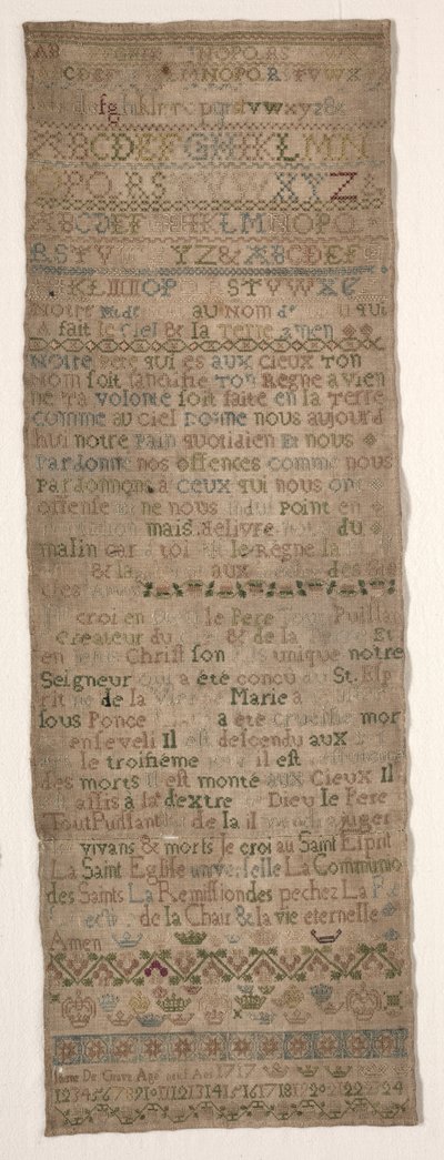 Sampler, 1717. de Unbekannt