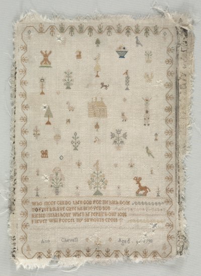 Sampler, 1798. de Unbekannt