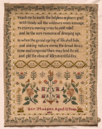 Sampler, 1823. de Unbekannt