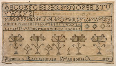 Sampler, 1837. de Unbekannt