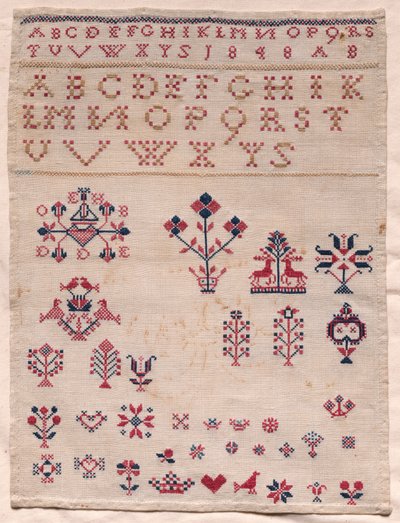 Sampler, 1848. de Unbekannt