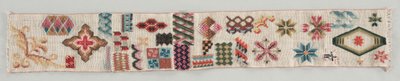 Sampler, c. 1850-1860s. de Unbekannt