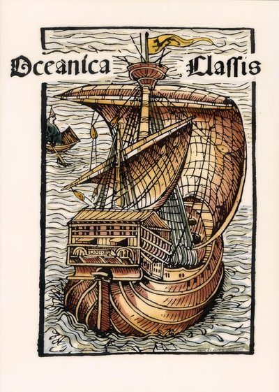 Santa Maria - de: Carta de Colombo de Unbekannt