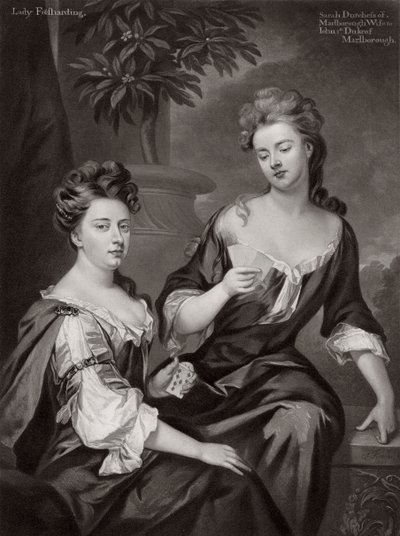 Sarah, Duquesa de Marlborough e Lady Fitzharding, c1702 1906 de Unbekannt