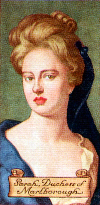 Sarah, Duquesa de Marlborough, tirada de uma série de cartões de cigarro, 1935 de Unbekannt