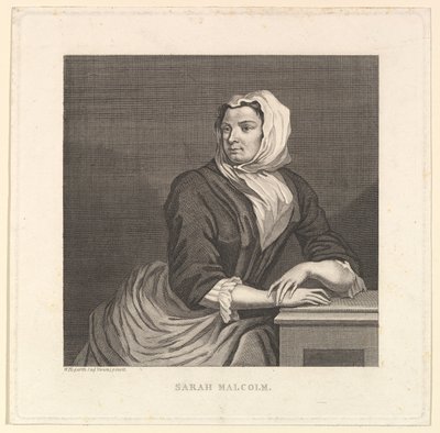 Sarah Malcolm, finais do século XVIII-XIX. de Unbekannt