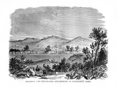 Saratoga e Stillwater, Acampamentos do Exército de Burgoynes, 1777, 1872 de Unbekannt