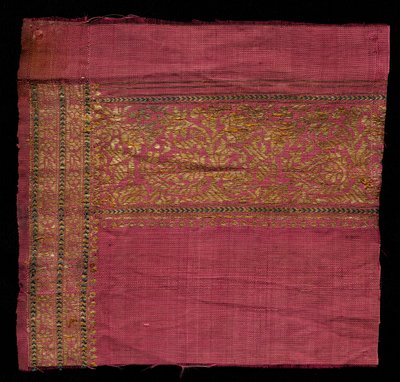Fragmento de sari, 1800s. de Unbekannt