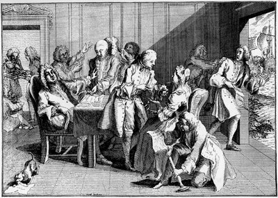 Sátira em Walpole, 1738, 1910 de Unbekannt