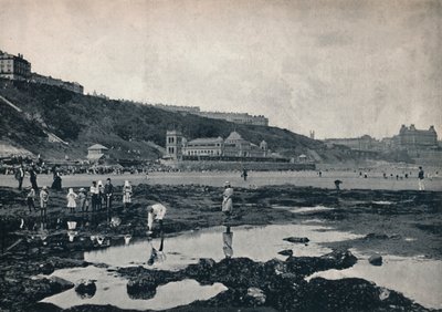 Scarborough - vista das rochas, 1895 de Unbekannt