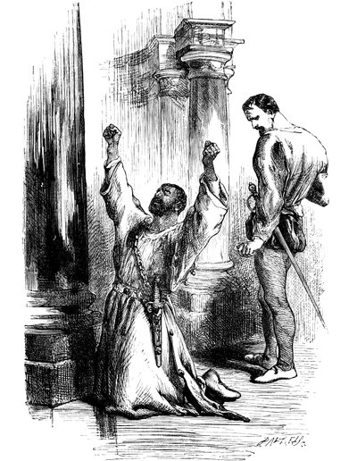 Cena de Shakespeares Othello, século XIX de Unbekannt