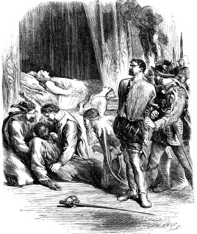Cena de Shakespeares Othello, século XIX de Unbekannt