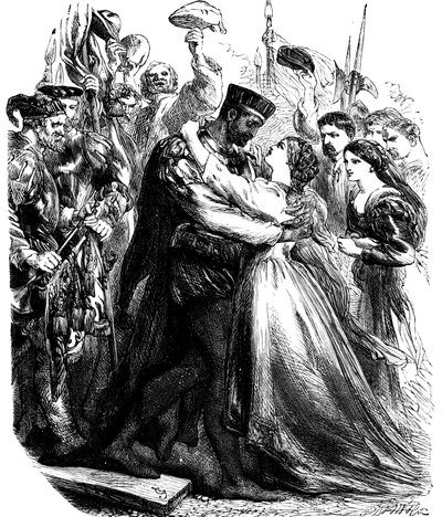 Cena de Shakespeares Othello, século XIX de Unbekannt