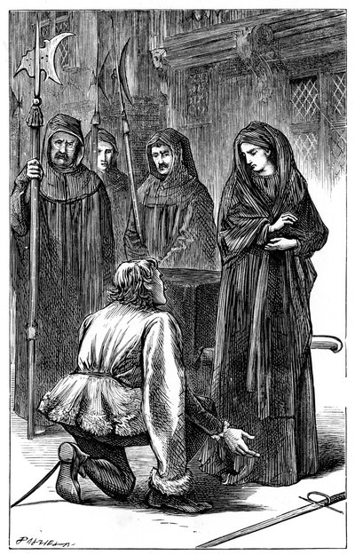 Cena de Shakespeares Ricardo III, 1591 c1870 de Unbekannt