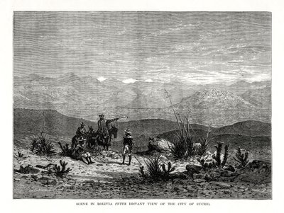 Cena na Bolívia, 1877 de Unbekannt