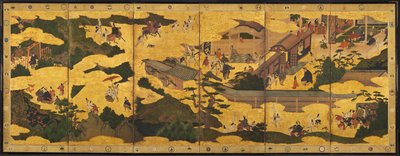 Cenas dos Contos de Ise, meados dos anos 1600. de Unbekannt