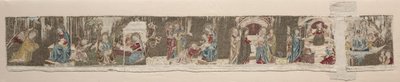 Cenas da Vida da Virgem, de um Altar Bordado Frontal, 1330 ou 1340. de Unbekannt