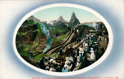 Estrada de ferro panorâmica, Exposição Internacional Imperial, Londres, 1909 de Unbekannt