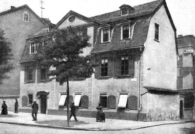 Casa de Schillers, Atenas alemã, Alemanha, 1922 de Unbekannt