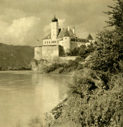 Schloss Schönbühel no rio Danúbio, Baixa Áustria, c1935. de Unbekannt