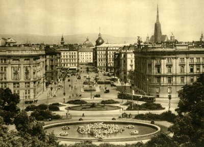 Schwarzenbergplatz, Viena, Áustria, c1935. de Unbekannt