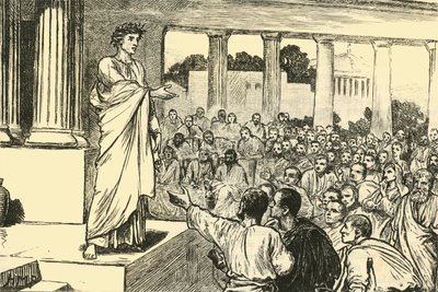Scipios Appeal to the People, 1890. de Unbekannt