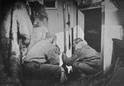 Scott-Hansen e Johansen Inspecionando os Barômetros, 1893-1896, 1897 de Unbekannt