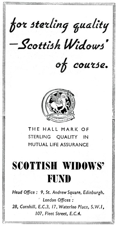 Fundo das Viúvas Escocesas, 1938 de Unbekannt