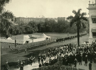 Segunda chegada de Lord Curzon à Casa do Governo, 1904, 1925. de Unbekannt