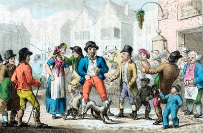 Vender uma esposa ao melhor lance, 1816 de Unbekannt