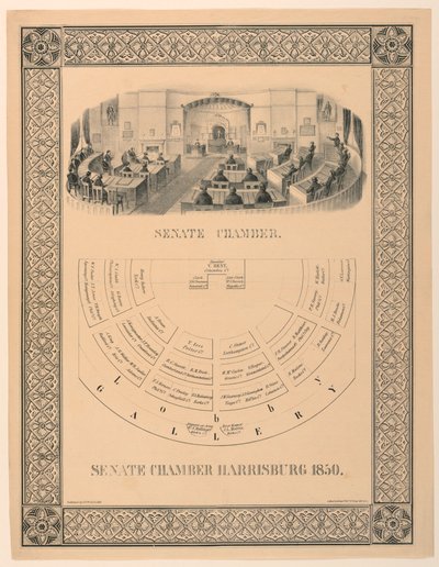 Câmara do Senado, Harrisbug, Pennsylvannia de Unbekannt