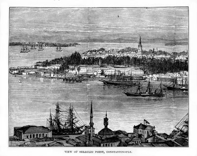 Seraglio Point, Constantinopla, Turquia, século XIX de Unbekannt
